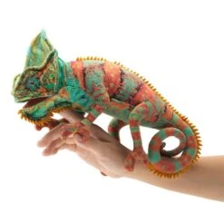 Folkmanis Small Chameleon Finger Puppet