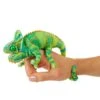 Folkmanis Mini Chameleon Finger Puppet 2 Folkmanis Mini Chameleon Finger Puppet -Time Less Toy folkmanis finger puppets mini chameleon finger puppet 44004858102002
