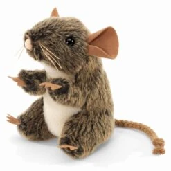 Folkmanis Mini Field Mouse Finger Puppet -Time Less Toy folkmanis finger puppets mini field mousefinger puppet 1157179776