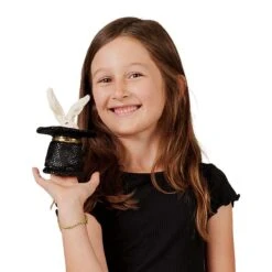 Folkmanis Mini Magic Hat Finger Puppet -Time Less Toy folkmanis finger puppets mini magic hat finger puppet 1149161850