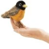 Folkmanis Mini Robin Finger Puppet -Time Less Toy folkmanis finger puppets mini robin finger puppet 41187169403122