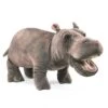 Folkmanis Baby Hippo Puppet -Time Less Toy folkmanis hand puppets baby hippo puppet 40509092331762