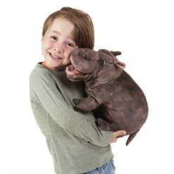 Folkmanis Baby Hippo Puppet -Time Less Toy folkmanis hand puppets baby hippo puppet 41350519193842