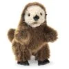 Folkmanis Baby Sea Otter Puppet -Time Less Toy folkmanis hand puppets baby sea otter puppet 40714326933746