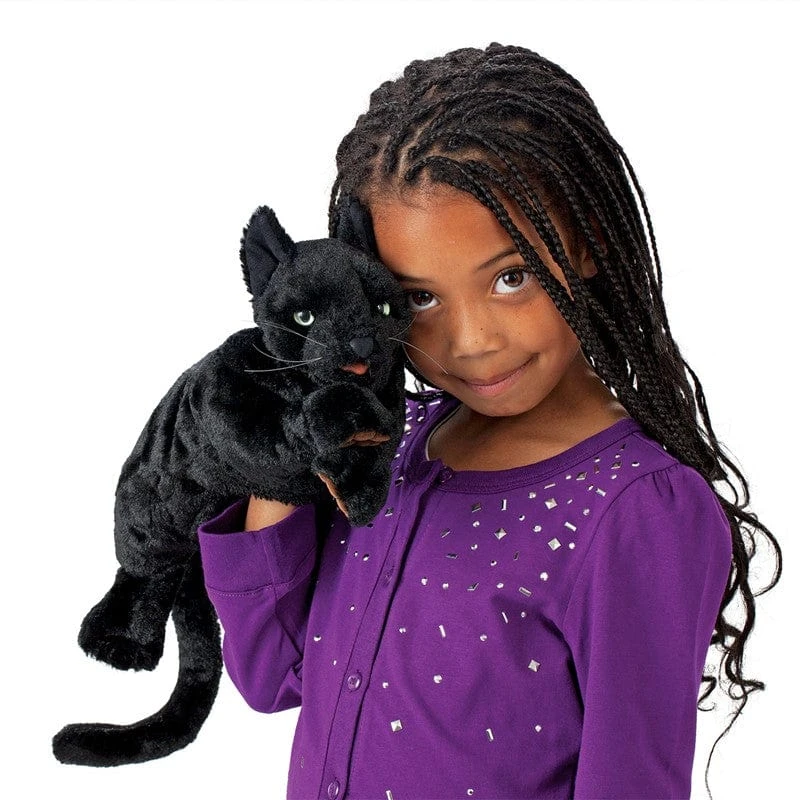 Folkmanis Black Cat Puppet 5 Folkmanis Black Cat Puppet - Image 3