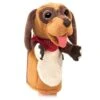 Folkmanis Dog Stage Puppet -Time Less Toy folkmanis hand puppets dog stage puppet 40203205738738