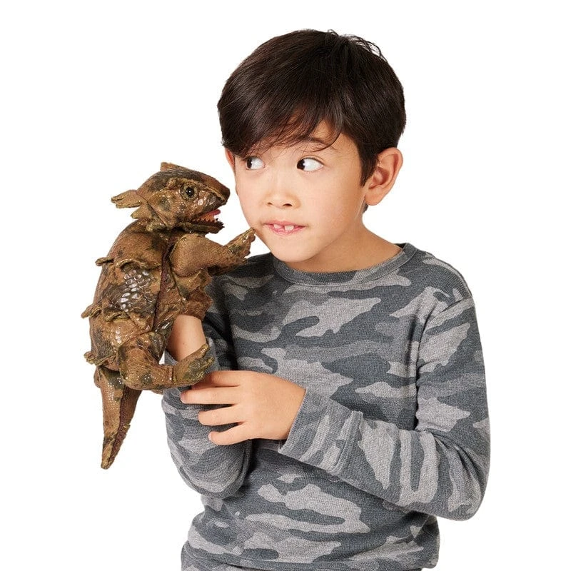 Folkmanis Horned Lizard Puppet 4 Folkmanis Horned Lizard Puppet - Image 2