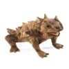 Folkmanis Horned Lizard Puppet -Time Less Toy folkmanis hand puppets horned lizard puppet 1184416747