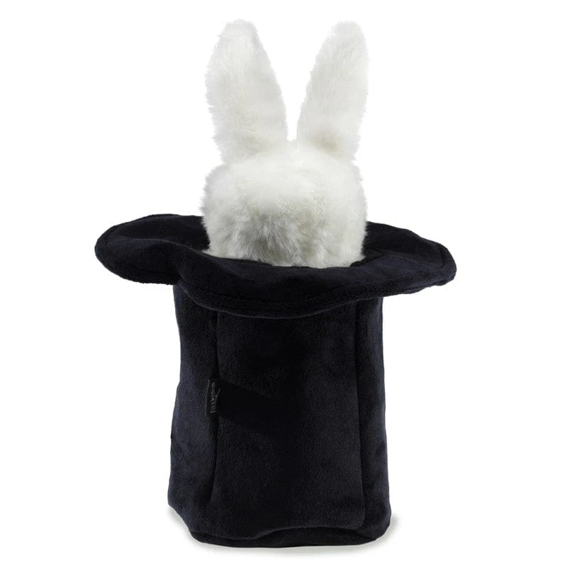 Folkmanis Rabbit In Hat Puppet 4 Folkmanis Rabbit In Hat Puppet - Image 2