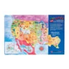 Magnetic USA Map Puzzle -Time Less Toy geo puzzle under 100 piece puzzles magnetic usa map puzzle 1166678470
