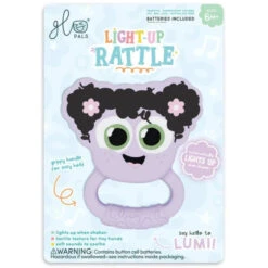 Glo Pals Rattle - Purple/Lumi