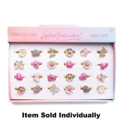 Great Pretenders Flower Spinner Fidget Rings (Assorted Styles)