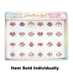 Great Pretenders Bling Bling Spinner Fidget Rings (Assorted Styles)