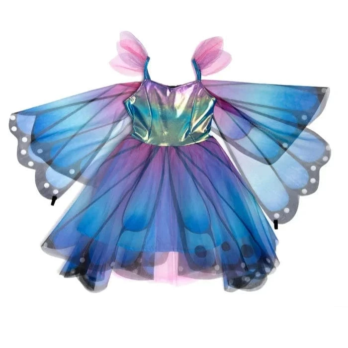 Great Pretenders Butterfly Twirl Dress & Wings - Blue/Purple (Size 5-6 Yrs) 3 Great Pretenders Butterfly Twirl Dress & Wings - Blue/Purple (Size 5-6 Yrs)