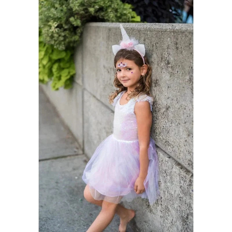 Great Pretenders Dreamy Unicorn Dress & Headband - Iridescent/Pink (Size 5-6 Yrs) 4 Great Pretenders Dreamy Unicorn Dress & Headband - Iridescent/Pink (Size 5-6 Yrs) - Image 2