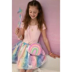 Great Pretenders Enchanted Unicorn Skirt & Wand Set (Size 4-6 Yrs) -Time Less Toy great pretenders dress up outfits default enchanted unicorn skirt wand set size 4 6 yrs 44510763155698