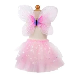 Great Pretenders Flutter Butterfly Skirt & Wings - Pink (Size 4-6 Yrs)