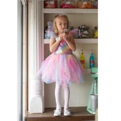 Great Pretenders Rainbow Fairy Dress & Wings (Size 3-4 Yrs) -Time Less Toy great pretenders dress up outfits default rainbow fairy dress wings size 3 4 yrs 43974115950834