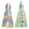 Great Pretenders Rainbow Reversible Unicorn Dragon Cape (Size 3-4 Yrs) -Time Less Toy great pretenders dress up outfits default rainbow reversible unicorn dragon cape size 3 4 yrs 44510821482738