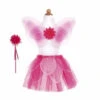 Great Pretenders Fancy Flutter Skirt With Wings & Wand Set - Pink (Size 4-6 Yrs) -Time Less Toy great pretenders dress up outfits fancy flutter skirt with wings wand set pink size 4 7 40508719169778