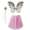 Great Pretenders Rainbow Sequins Skirt, Wings & Wand Set (Size 4-6 Yrs) -Time Less Toy great pretenders dress up outfits rainbow sequins skirt wings wand set size 4 6 39941068357874