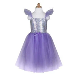 Great Pretenders Sequins Princess Dress - Lilac (Size 5-6 Yrs)