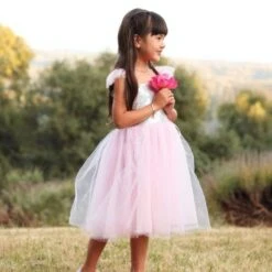 Great Pretenders Sequins Princess Dress - Silver/Pink (Size 5-6 Yrs) -Time Less Toy great pretenders dress up outfits sequins princess dress silver pink size 5 6 41045076639986