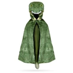Great Pretenders T Rex Hooded Cape - Green (Size 4-5 Yrs)