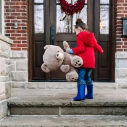 GUND Kai Taupe Bear 23" 7 GUND Kai Taupe Bear 23" -Time Less Toy gund plush bears kai taupe bear 23 39251063734514