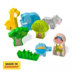Haba Play World At The Zoo -Time Less Toy haba toddler default play world at the zoo 44451464020210