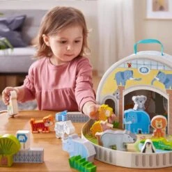 Haba Play World At The Zoo -Time Less Toy haba toddler default play world at the zoo 44451464184050