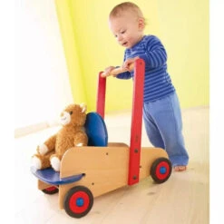 Haba Walker Wagon Push Toy -Time Less Toy haba walker toys walker wagon push toy 1159907633