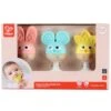 Hape Cheery Critter Rattle Trio -Time Less Toy hape rattles teethers cheery critter rattle trio 1153071647