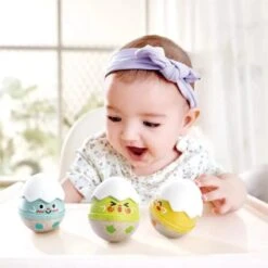 Hape Happy Hatchlings Wobble Rattles -Time Less Toy hape rattles teethers default happy hatchlings wobble rattles need upc 44007087210738