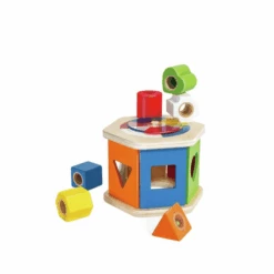Wooden Wonder Shape Sorter -Time Less Toy hape toddler default wooden wonder shape sorter 43065859703026