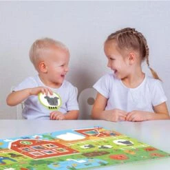 HEADU First Animal Sounds Farm Puzzle 9 HEADU First Animal Sounds Farm Puzzle -Time Less Toy headu floor puzzles first animal sounds farm puzzle 1177048710