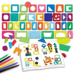 HEADU Montessori Stencils -Time Less Toy headu stencils montessori stencils 1177040241