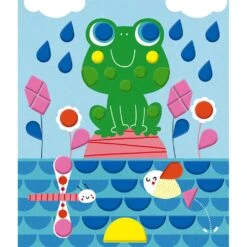 Janod LIttle Friends Foam Stickers -Time Less Toy janod art craft activity kits default little friends foam stickers 44286984880370
