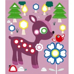 Janod LIttle Friends Foam Stickers -Time Less Toy janod art craft activity kits default little friends foam stickers 44286985109746