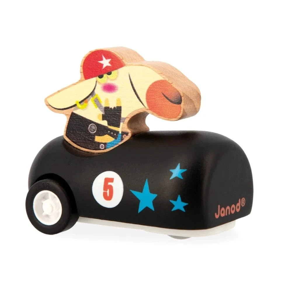 Janod Applepop Pull-Back Cars (Assorted Styles) 7 Janod Applepop Pull-Back Cars (Assorted Styles) - Image 5