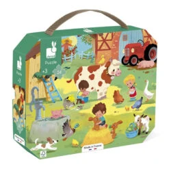 Janod Day At The Farm 24 Piece Puzzle