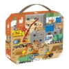 Janod Construction Site 36 Piece Puzzle -Time Less Toy janod floor puzzles default construction site 36 piece puzzle 40550598115570