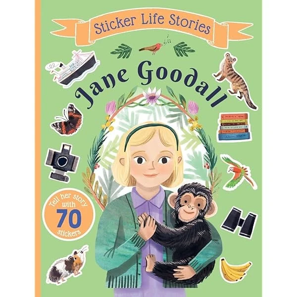Sticker Life Stories Jane Goodall 3 Sticker Life Stories Jane Goodall