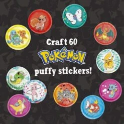 Pokémon Color-In 3D Stickers -Time Less Toy klutz art craft activity kits default pokemon color in 3d stickers 43673805357298