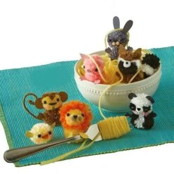 Klutz - Mini Pom Pom Pets -Time Less Toy klutz art craft activity kits klutz mini pom pom pets 23413144682692