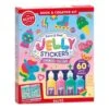 Paint & Peel Jelly Stickers Glitter Goals -Time Less Toy klutz arts craft stamp sets default paint peel jelly stickers glitter goals 44187642855666