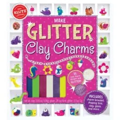 Make Glitter Clay Charms