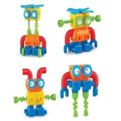Learning Resources 1-2-3 Build It! Robot Factory 7 Learning Resources 1-2-3 Build It! Robot Factory -Time Less Toy learning resources stem toys 1 2 3 build it robot factory 36850593104114