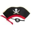 Deluxe Pirate Hat & Eye Patch