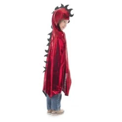 Dragon Cloak - Red/Black (Size 3-8 Yrs) 7 Dragon Cloak - Red/Black (Size 3-8 Yrs) -Time Less Toy little adventures dress up outfits dragon cloak red black size 3 8 yrs 1142902865